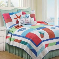 C&F Home Antigua Bay Coastal Quilt Set With Shams