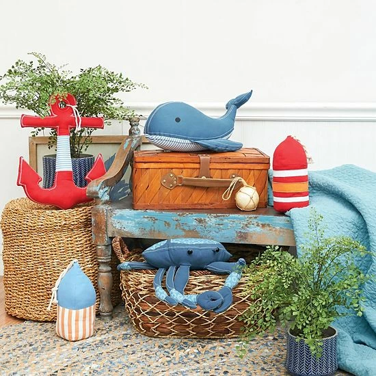 C&F Home Boat Anchor Shaped Throw Pillow - Image 2