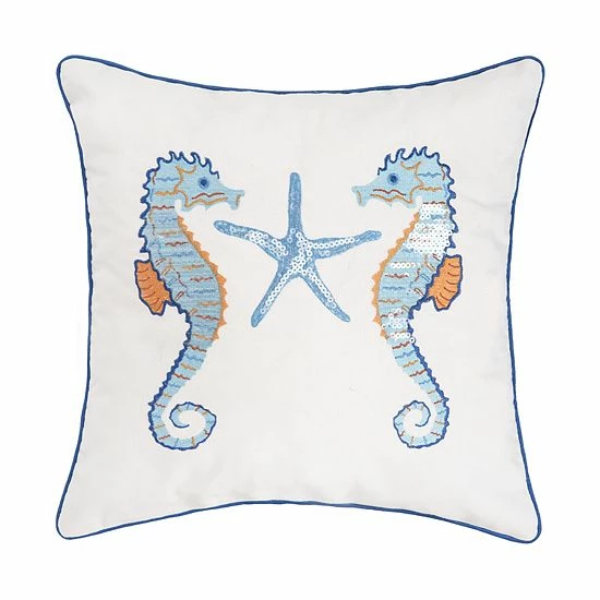 C&F Home Seahorses And Starfish Throw Pillow C&F Home Seahorses And Starfish Throw Pillow -C&F Home shop unnamed file 106