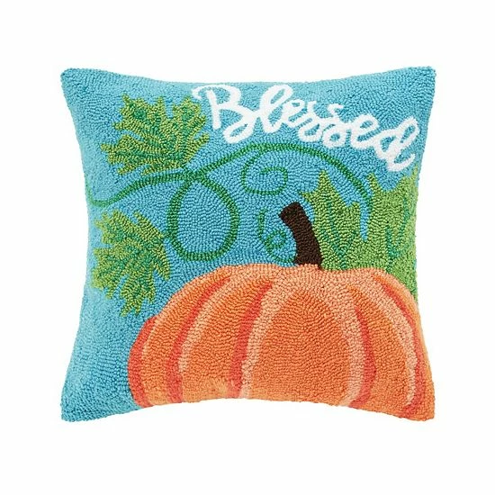 C&F Home Blessed Fall Pumpkin Throw Pillow