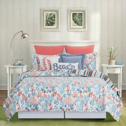 C&F Home Tangerine Coast Quilt Set With Shams