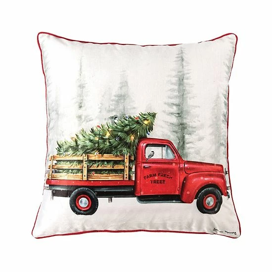 C&F Home Holiday Truck LED Christmas Throw Pillow C&F Home Holiday Truck LED Christmas Throw Pillow -C&F Home shop unnamed file 117