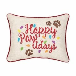 C&F Home Happy Pawlidays Christmas Throw Pillow