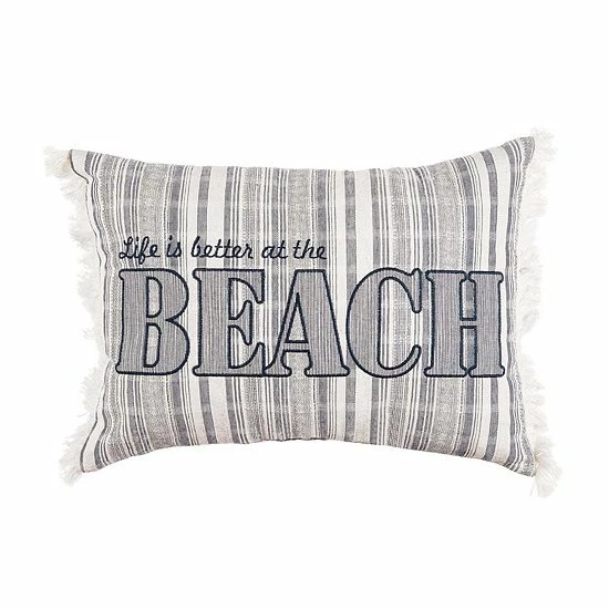 C&F Home Beach Saying Throw Pillow