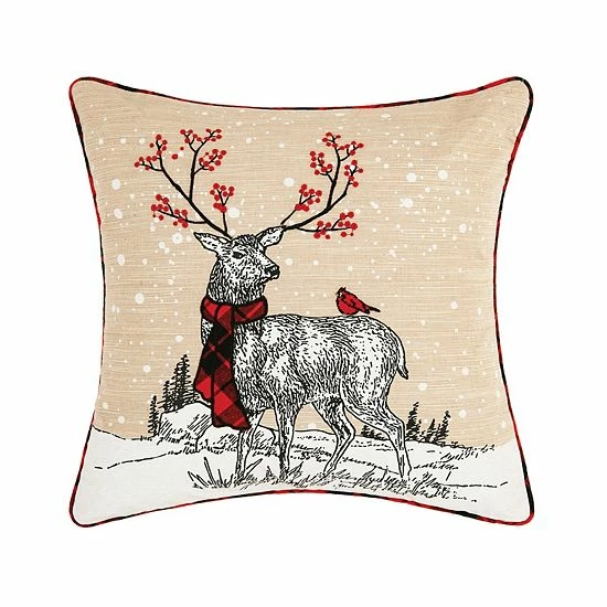 C&F Home Deer Christmas Throw Pillow