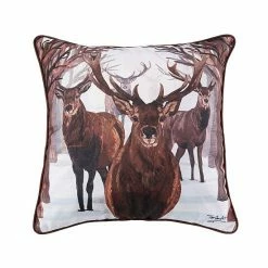 C&F Home Deer Descending Winter Throw Pillow