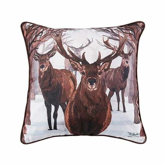 C&F Home Deer Descending Winter Throw Pillow C&F Home Deer Descending Winter Throw Pillow -C&F Home shop unnamed file 141