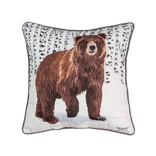 C&F Home Winter Grizzly Bear Throw Pillow C&F Home Winter Grizzly Bear Throw Pillow -C&F Home shop unnamed file 167