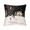 C&F Home Build A Snowman LED Christmas Throw Pillow
