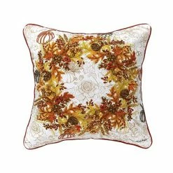 C&F Home Autumn Fall Wreath Throw Pillow