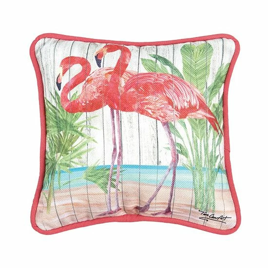 C&F Home Flamingo Paradise Throw Pillow