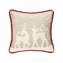 C&F Home Nordic Deer Friends Christmas Throw Pillow
