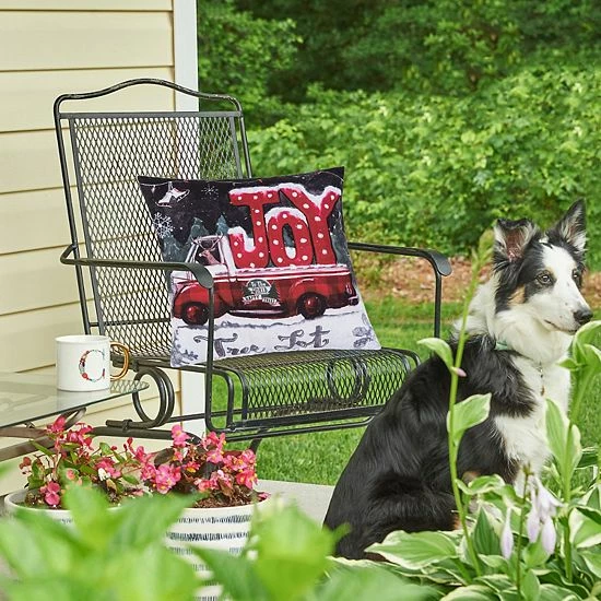 C&F Home Tree Lot Joy Christmas Throw Pillow - Image 2