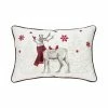 C&F Home Frosty Deer Rectangle Christmas Throw Pillow