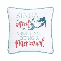 C&F Home Not A Mermaid Saying Throw Pillow