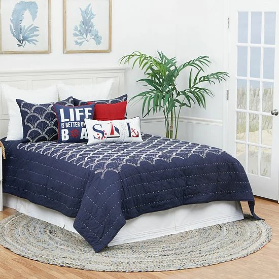 C&F Home Scallop Quilt Set With Shams