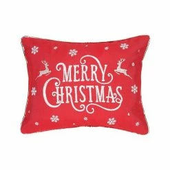 C&F Home Merry Christmas With Reindeer Throw Pillow
