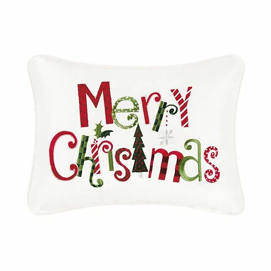 C&F Home Merry Christmas Tree Throw Pillow