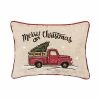 C&F Home Merry Christmas Red Truck Throw Pillow