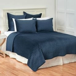 C&F Home Lapis Velvet Quilt Set With Shams