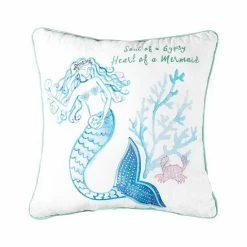 C&F Home Mermaid Saying Throw Pillow