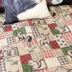 C&F Home Caleb Woodland Plaid Quilt Set