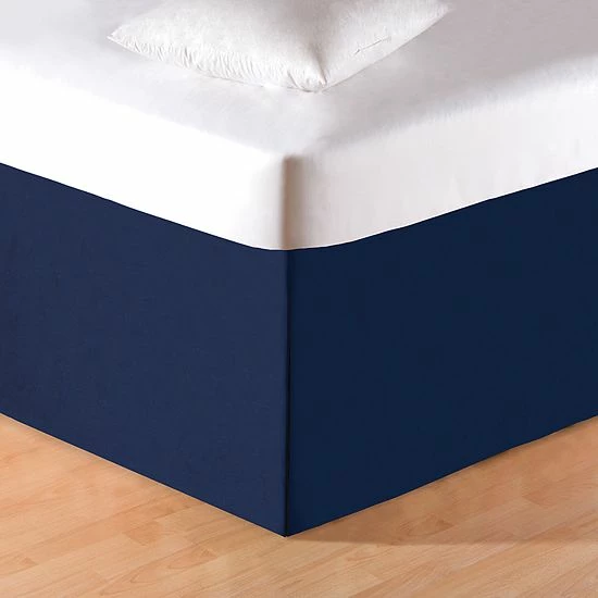 C&F Home Solid Blue Bedskirt