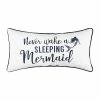 C&F Home Sleeping Mermaid Saying Throw Pillow