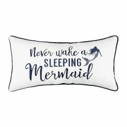 C&F Home Sleeping Mermaid Saying Throw Pillow