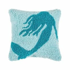 C&F Home Mermaid Hooked Throw Pillow