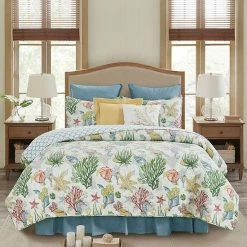 C&F Home Shellwood Sound 3-Piece Quilt Set With Shams