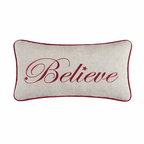 C&F Home Believe Christmas Throw Pillow