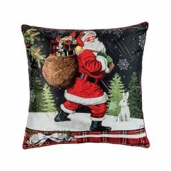 C&F Home Santa Memories LED Christmas Throw Pillow