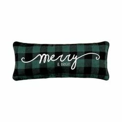 C&F Home Merry Buffalo Check Christmas Throw Pillow