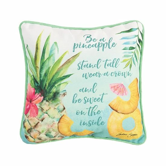 C&F Home Be A Pineapple Saying Throw Pillow
