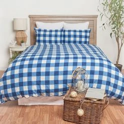 C&F Home Buffalo 3-Piece Duvet Set With Shams Red