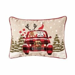 C&F Home Road Trip Friends LED Christmas Throw Pillow