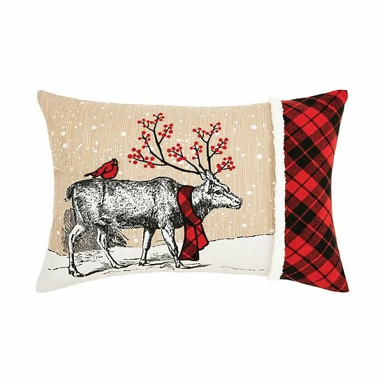 C&F Home Deer Rectangle Christmas Throw Pillow
