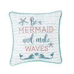 C&F Home Be A Mermaid Saying Throw Pillow